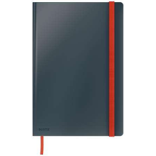 Leitz "Cosy Soft Touch" bársonyszürke B5 80 lapos keményfedeles kockás beíró füzet