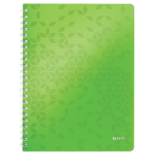 Leitz Spirálfüzet kockás leitz wow a/4 80 lapos zöld 46380054 füzet