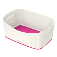 Leitz Tároló doboz LEITZ Wow Mybox műanyag fehér/rózsaszín papírárú, csomagoló és tárolóeszköz