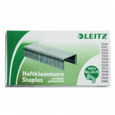 Leitz Tűzőkapocs LEITZ 24/6 1000/dob gemkapocs, tűzőkapocs