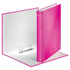 Leitz Wow A4 2 gyűrűs rózsaszín gyűrűskönyv mappa