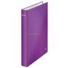 Leitz Wow gyűrűs könyv, 4 gyűrű, D alakú, 40 mm, A4 Maxi, karton (lila) (LEITZ_42420062)