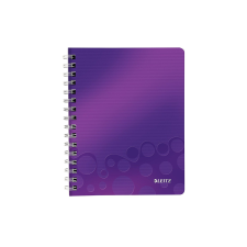 Leitz WOW jegyzettömb és jegyzetfüzet A5 80 lapok Lila (46410062) füzet