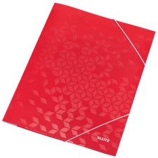 Leitz WOW karton gumis mappa piros (39820026) (Leitz39820026) mappa