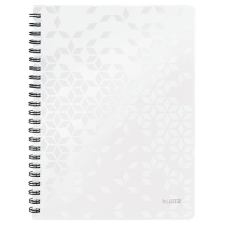 Leitz WOW spirálfüzet A4 vonalas fehér (46370001) (leitz46370001) füzet