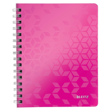 Leitz WOW spirálfüzet A5, kockás, rózsaszín (46410023) füzet