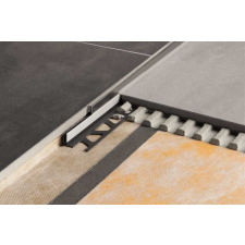  Lejtőprofil Schlüter zuhanytálcába rozsdamentes acél szálcsiszolt 200 cm SPSB100EB200 kád, zuhanykabin