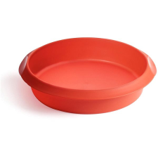 Lékué LEKUE Lékué Round Cake klasszikus tortaforma, 26 cm | piros sütés és főzés