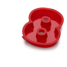 Lékué Number Mould Szilikon 8-as szám alakú torta sütőforma edény
