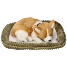 Lélegző Corgi kölyök plüssfigura