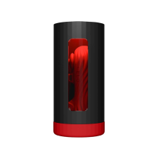 Lelo F1s V3 XL - interaktív maszturbátor (fekete-piros) maszturbátor