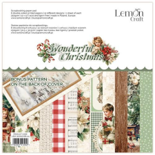 LemonCraft Papírkészlet 12" (30 cm) - Wonderful Christmas - Scrapbooking Paper Pad (1 csomag) decoupage papír