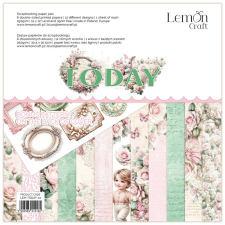 LemonCraft Scrapbook papírkészlet 12&quot; (30 cm) - Today - Scrapbooking Paper Pad (1 csomag) decoupage papír