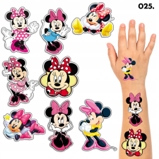 LEMOSHATÓ TETOVÁLÁS GYEREKEKNEK IDEIGLENES MINNIE EGÉR - 8 EL. / 150 RAJZ csillámtetoválás