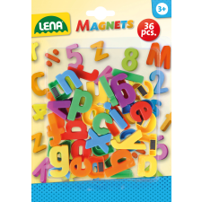 LENA : 36db-os mágneses kisbetűk kreatív és készségfejlesztő