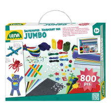 LENA kreatív készlet Jumbo kék 800 db kreatív és készségfejlesztő