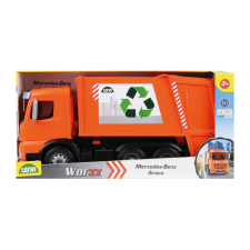 LENA : Mercedes Worxx Arocs szelektív hulladékszállító kukásautó autópálya és játékautó