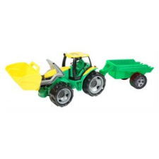 LENA : Óriás markolós traktor utánfutóval - 62 cm autópálya és játékautó