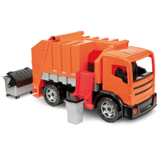 LENA Szemétszállító autó - Narancssárga (02166EC) autópálya és játékautó