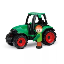 LENA Truckies: Traktor figurával - 17 cm autópálya és játékautó