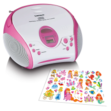 Lenco SCD-24PK Kids Rádió - Rózsaszín (SCD-24KIDSPK) rádió