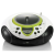 Lenco SCD-38 USB hordozható FM rádió CD és USB lejátszóval zöld/fehér