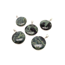  Lencse medál jáspis kambaba (MDG) medál