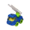  Lendkerekes létrás kisautó - 10 cm