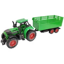  Lendkerekes traktor utánfutóval, 2 féle, 2 szín autópálya és játékautó