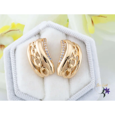  Léni goldfilled divatos fölbevaló-18K fülbevaló
