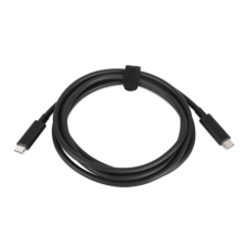 Lenovo 4X90Q59480 USB-C apa - USB-C apa Adat és Töltő kábel - Fekete (2m) kábel és adapter