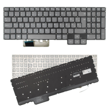 Lenovo 5CB0Z21013 gyári új szürke magyar háttérvilágításos laptop billentyűzet, keret nélkül laptop alkatrész