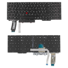 Lenovo 5M11A36308 gyári új magyar fekete, háttérvilágításos laptop billentyűzet, keret nélkül laptop alkatrész