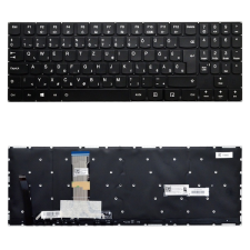 Lenovo PK1312M5B20 gyári új fekete magyar háttérvilágított laptop billentyűzet, keret nélkül laptop alkatrész