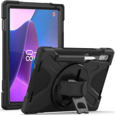  Lenovo Tab P11 Pro (Gen 2), Műanyag védőtok, 360°-os védelem, Fekete tablet tok