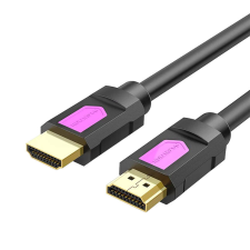 LENTION HDMI 4K High-Speed HDMI kábel, 0,5m (fekete) mobiltelefon, tablet alkatrész