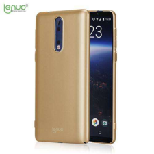 LENUO Leshield Series műanyag védő tok / hátlap - ARANY - ultravékony, 1mm - NOKIA 8 - GYÁRI tok és táska