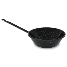 LEO-10228 Paella nyeles serpenyő zománcozott 22 cm edény