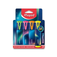 LEO-9295 Maped: Nightfall szövegkiemelő készlet - 4 darab filctoll, marker