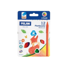 LEO-9470 Milan háromszögalakú zsírkréta készlet - 12 darab kréta