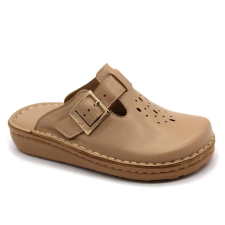 LEON 302 LEON Comfort női bőr klumpa gyógypapucs