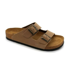 LEON 4703 LEON Comfort férfi bőr papucs gyógypapucs