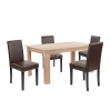  Leon 4+1 étkező garnitúra sonoma tölgy-barna