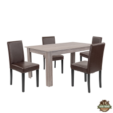  Leon 4+1 étkező garnitúra yorki tölgy-barna bútor