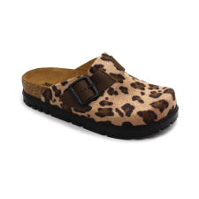 LEON 6003 LEON Comfort női bőr klumpa női papucs