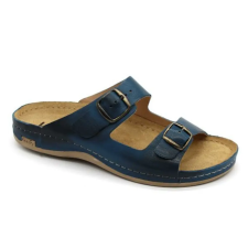 LEON 703 LEON Comfort férfi bőr papucs gyógypapucs