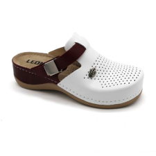 LEON 901 női klumpa bordó színben munkavédelmi cipő