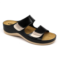 LEON 904 LEON Comfort női bőr papucs gyógypapucs