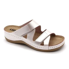 LEON 906 LEON Comfort női bőr papucs gyógypapucs