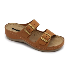 LEON 908 LEON Comfort női bőr papucs gyógypapucs